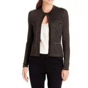 Elegant Black Cardigan Sweater